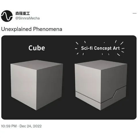 Cube Versus Sci-Fi Concept Art