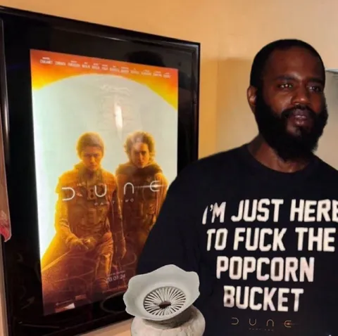 Here for the popcorn bucket