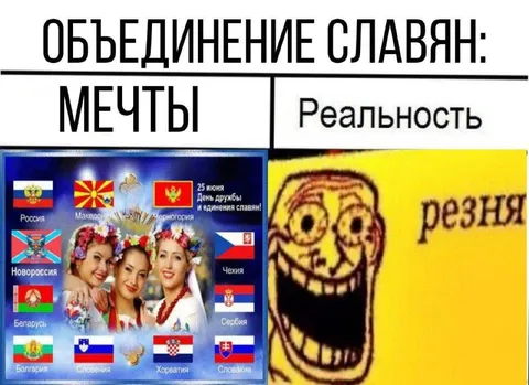 Мечты и реальность объединения славян