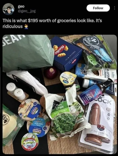 $195 Worth of Groceries