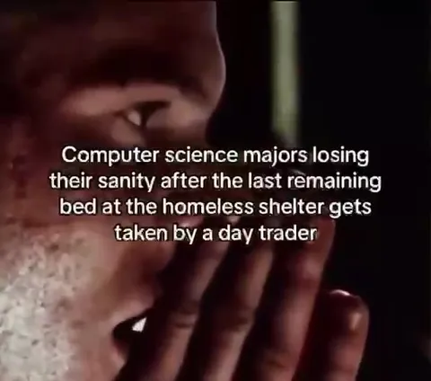 Day Trader Takes the Last Bed