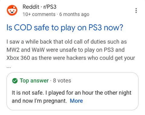 Is COD Safe on PS3?