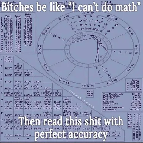 Bitches Read Astrology Charts
