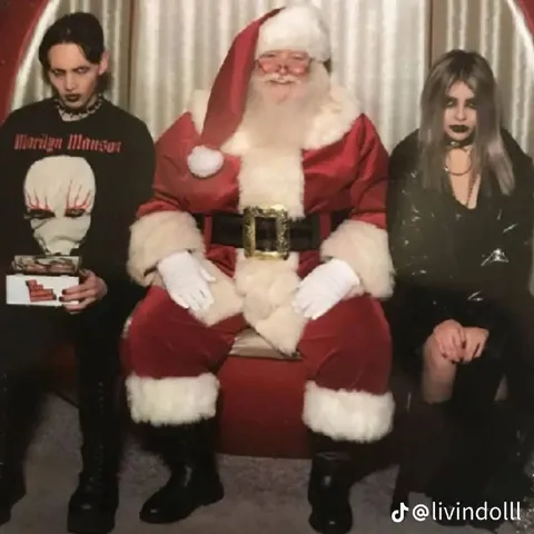 Goth Kids Meet Santa