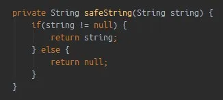Overly Safe Null Check