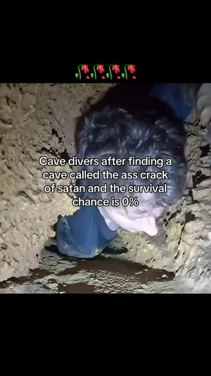 Cave Divers Find Satan's Ass Crack