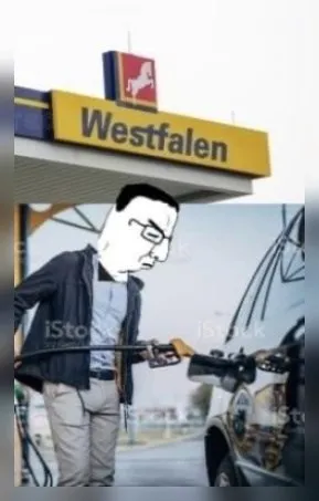 Westfalen-Tankstelle für Fahrräder