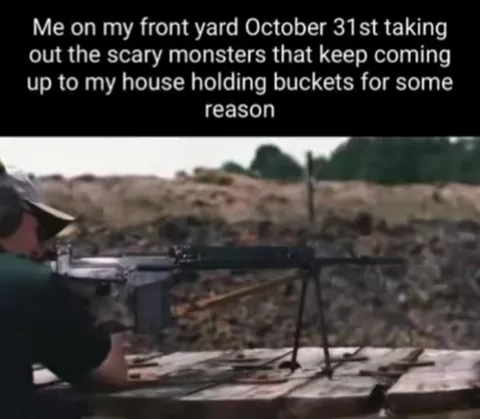 Halloween Trick-or-Treat Machine Gun