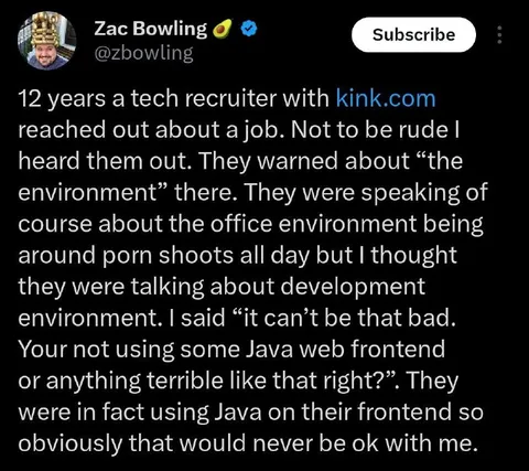 The Java Frontend Dealbreaker