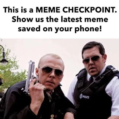 Meme Checkpoint Police