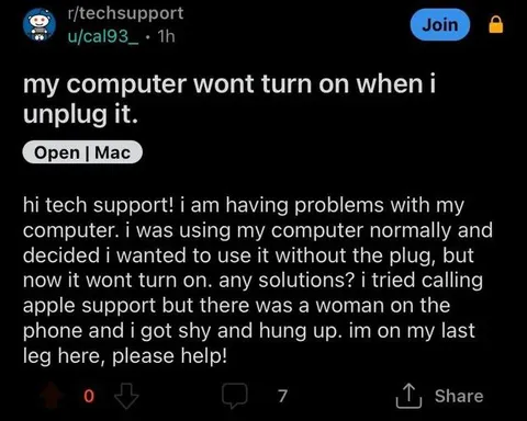 Computer Won’t Turn On Unplugged
