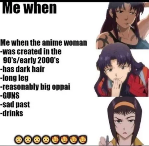 Anime Woman Checklist