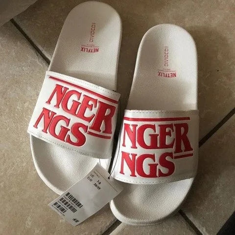 Netflix Slippers With Missing Letters