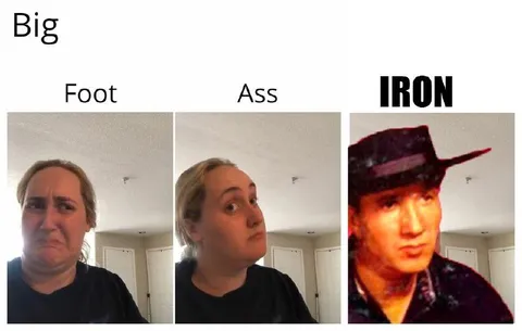 Big Foot Ass Iron Wordplay