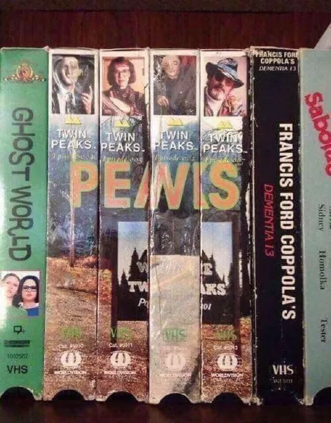 Twin Peaks PEANIS Shelf Joke