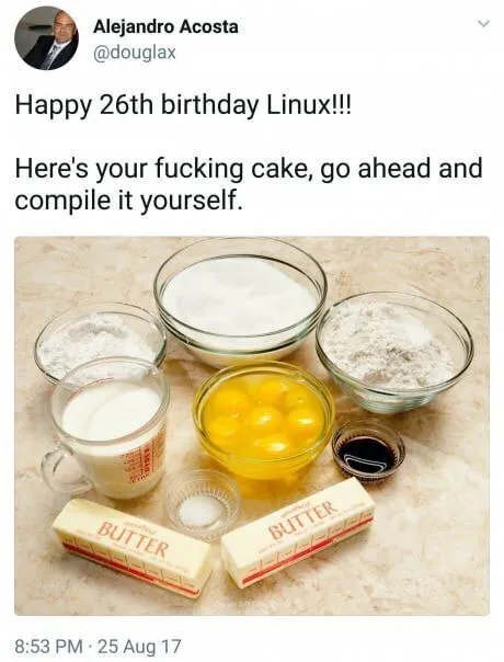 Compile Your Own Birthday Cake