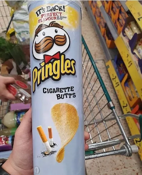 Pringles Cigarette Butts Flavor