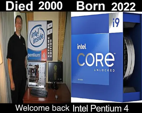 Welcome Back Intel Pentium 4