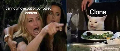 Woman Yelling at Clone Cat