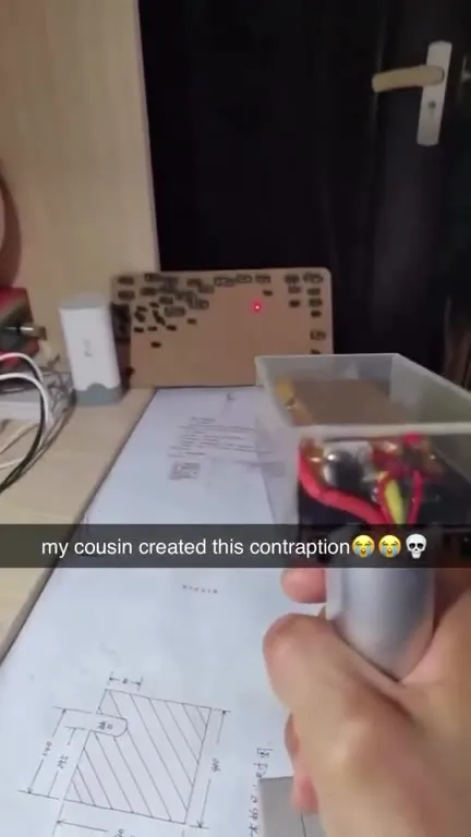 My Cousin’s Homemade Contraption