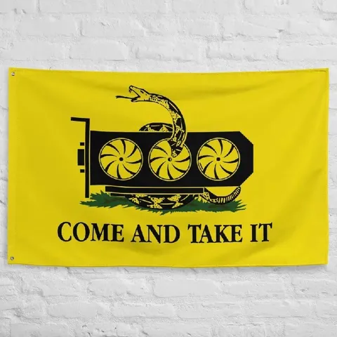 Come and Take It Tank Flag