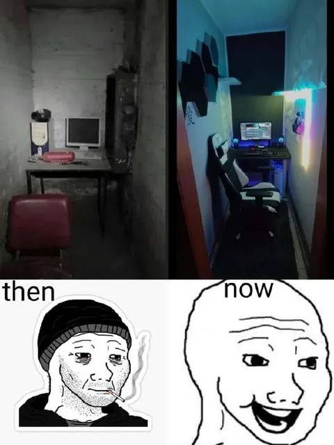 Then Now Gaming Room Upgrade