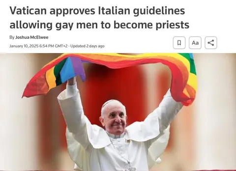 Vatican Allows Gay Priests