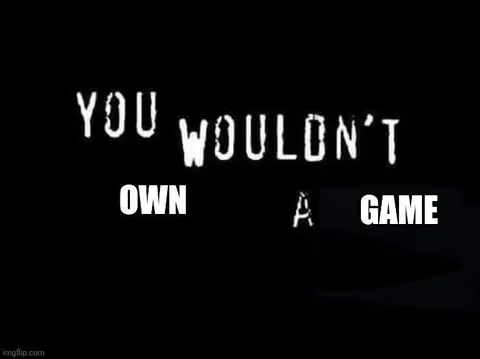 You Wouldn't Own a Game