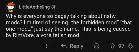 RimVore Forbidden Mod Joke