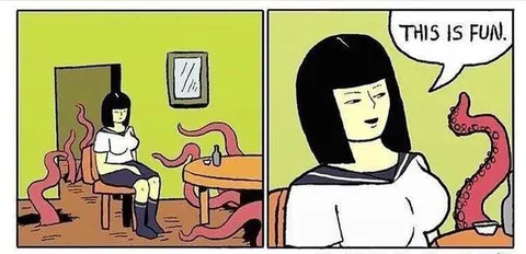 This Is Fun Tentacle Girl