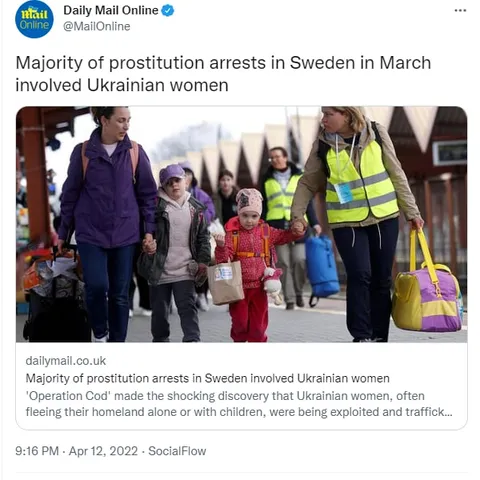 Ukrainian Women Headline Misleads Viewers