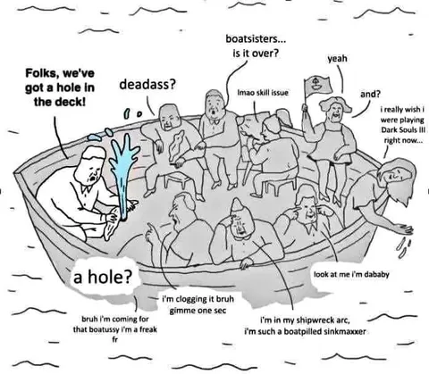Boat Crew Faces Shipwreck