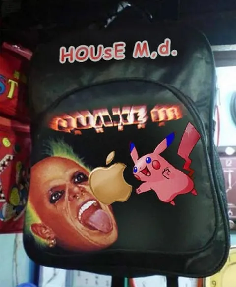 Pikachu Apple Backpack