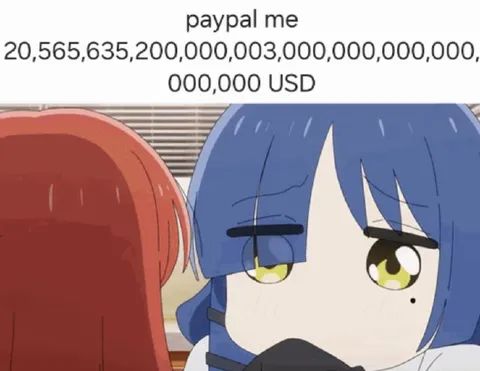 PayPal Me Astronomical Amount