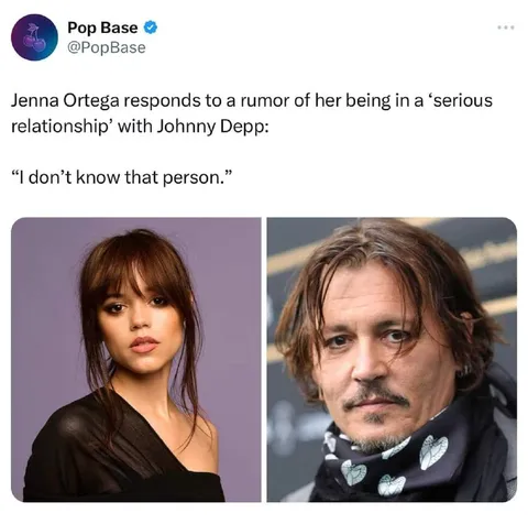 Jenna Ortega Denies Johnny Depp Rumor