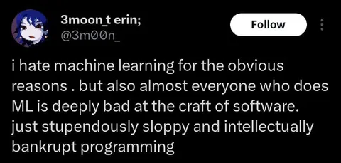 Machine Learning Software Rant