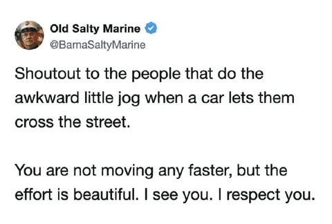 Awkward Jog Across the Street