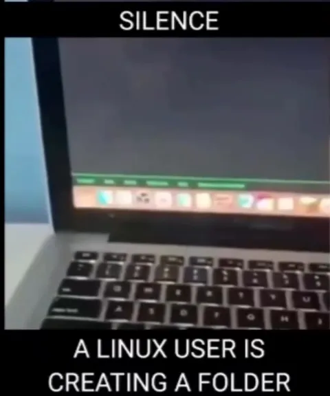 Linux User Creates a Folder