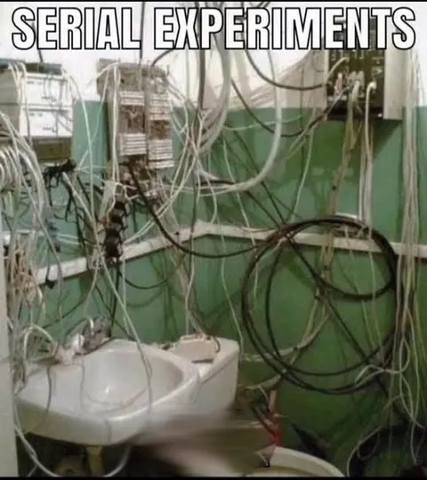 Serial Experiments Bathroom Wiring