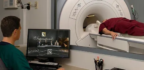Watching Dota During an MRI