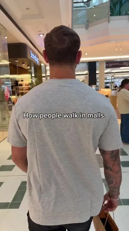 How People Walk in Malls