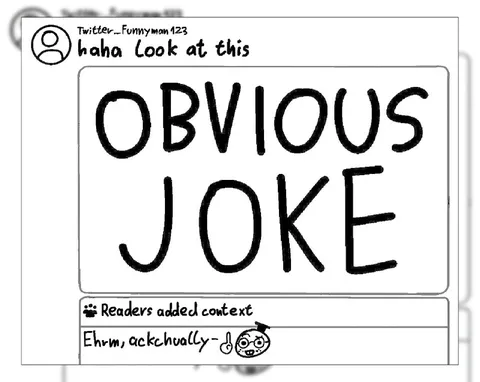 Obvious Joke Readers Added Context
