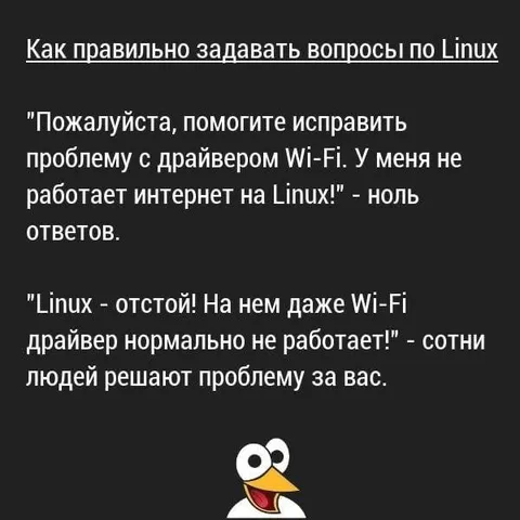 Как правильно задавать вопросы по Linux