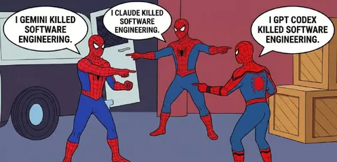 Three Spider-Men Claim Software Engineering
