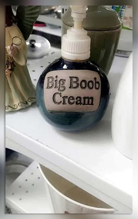 Big Boob Cream Bottle