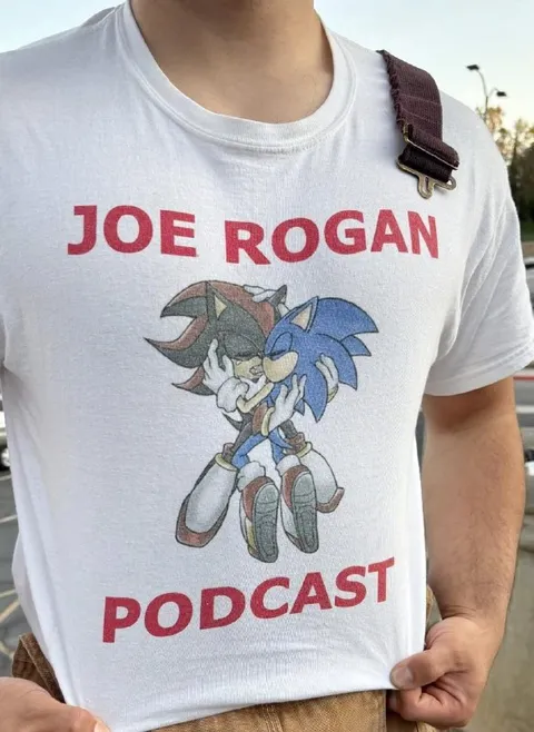Joe Rogan Podcast Sonic Shirt