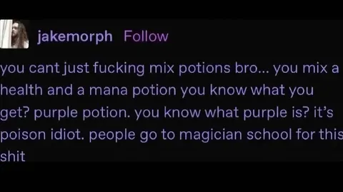 Purple Potion Is Poison