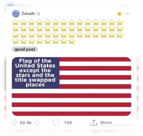 American Flag With Stars Everywhere