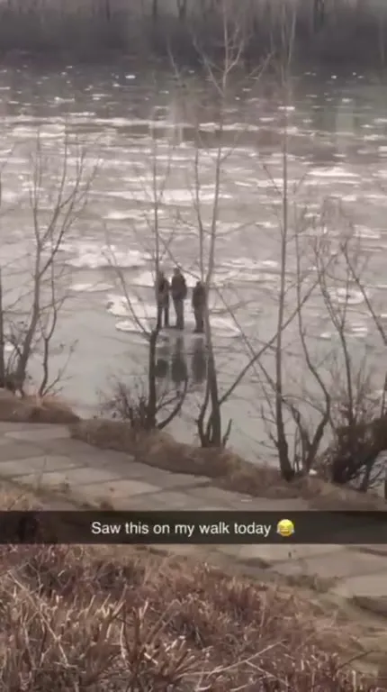 People Stranded on an Ice Floe