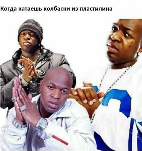 Колбаски из пластилина